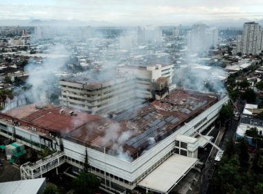 Incendiu la un spital din Chile