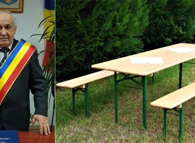 Primarul pregătit deja pentru petrecerile post-pandemie: a achiziţionat mese de berărie şi scaune când toată lumea alerga după măşti