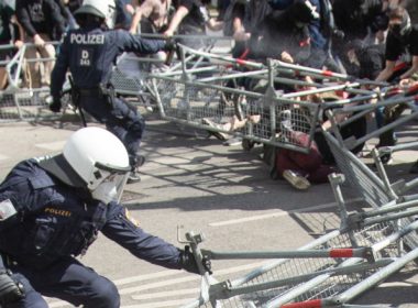 Proteste anti carantină la Viena