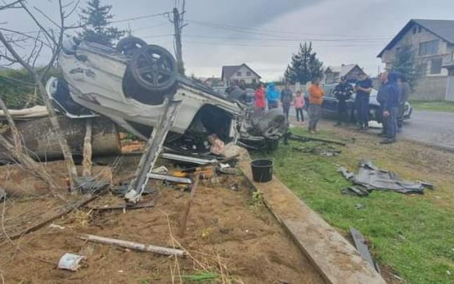 Accident înfiorător în Bucovina. Un vitezoman beat a pierdut controlul volanului, iar urmarea e halucinantă