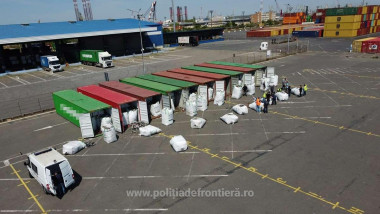 Container cu peste 25 tone de deşeuri, descoperit în Portul Constanţa Sud Agigea