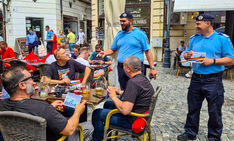 Petrecere în Centrul Vechi, înainte de meci