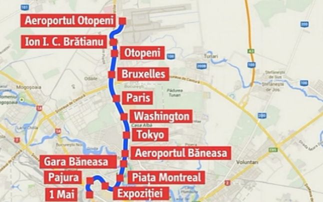 Metroul spre Otopeni. Primii 6 kilometri vor fi realizaţi de un constructor din Turcia
