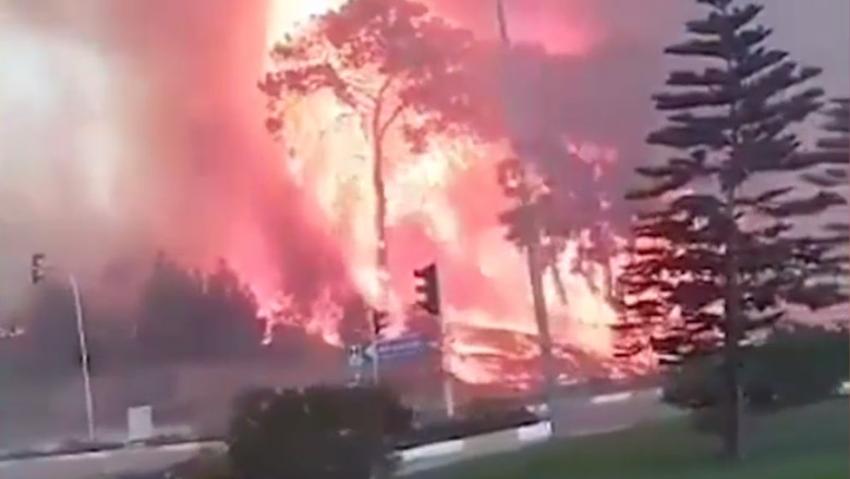 Imagini de coşmar în Turcia: Incendii uriaşe în două zone turistice
