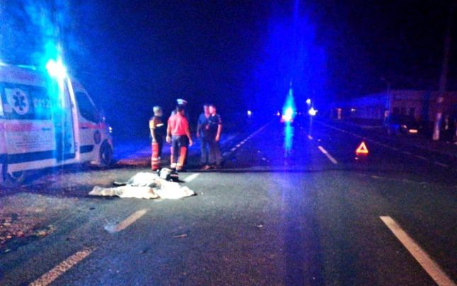 Accident mortal pe DN2A. Pieton ucis de un şofer băut care a fugit de la locul accidentului