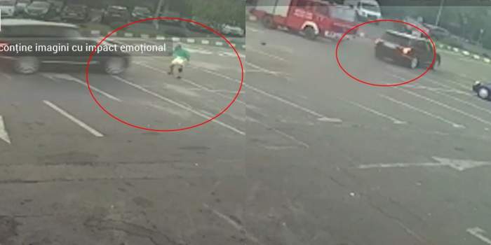 Scene de coşmar în Capitală! Un bărbat a fost lovit intenţionat cu maşina