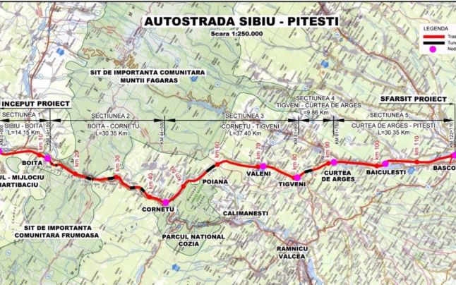 Autostrada Sibiu-Piteşti: A fost desemnat constructorul pentru cei 31 de kilometri. Când ar trebui să fie gata