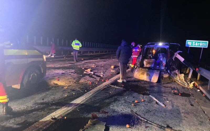 Accident pe A1 Sibiu -Deva. Şase maşini implicate