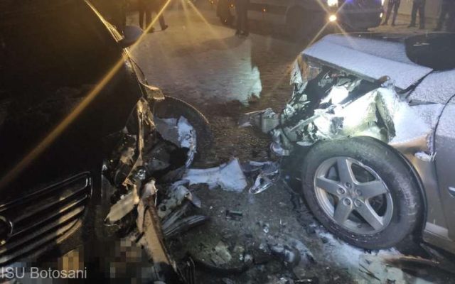 Accident rutier la Mesteacăn; trei maşini implicate