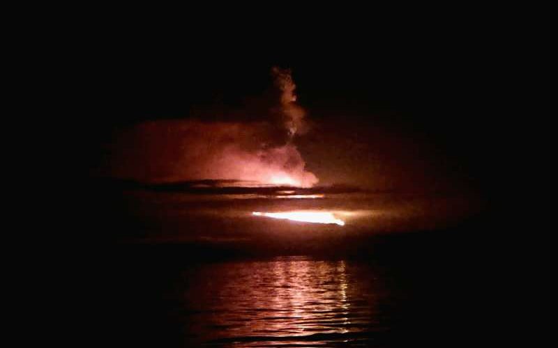 Un vulcan din insulele Galapagos a intrat în erupţie ameninţând specii unice în lume