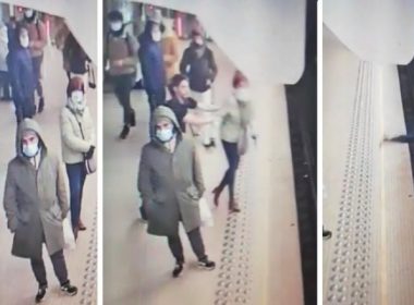 Imagini şocante cu un bărbat care împinge o femeie în faţa metroului din Bruxelles. Conductorul a oprit la timp