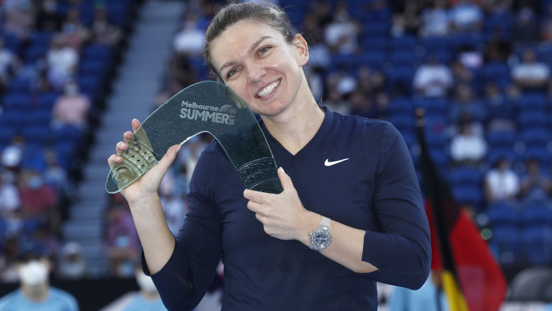Simona Halep a câştigat finala de la Melbourne