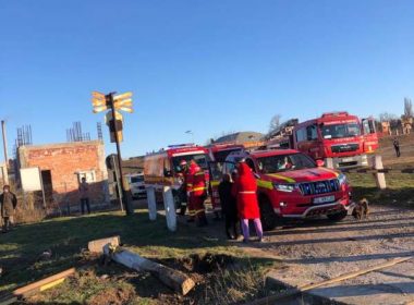 Galaţi: Două persoane au murit în urma unui accident feroviar produs în comuna Şendreni