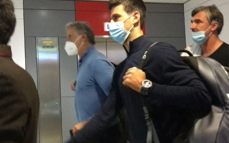 Novak Djokovic a sosit la Belgrad, după expulzarea sa din Australia