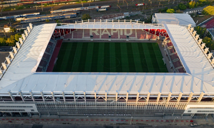 Lucrările de construcţie la Stadionul Giuleşti au fost încheiate, arena a fost preluată oficial de Clubul Sportiv Rapid