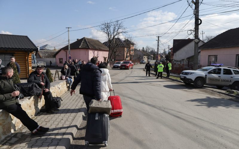 Ucrainienii se refugiază în România