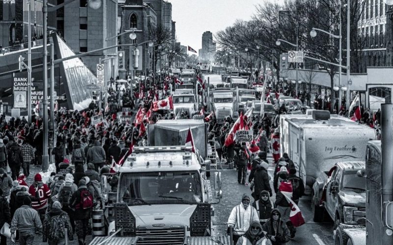 Proteste în Canada: Lideri ai mişcării arestaţi la Ottawa