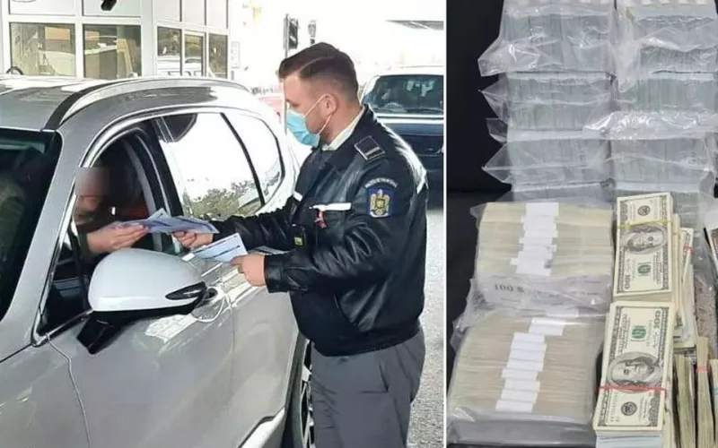 Un cuplu ucrainean a încercat să intre în România cu 1,6 milioane de dolari şi 50.000 de euro ascunşi în maşină