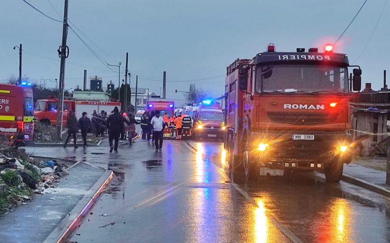 Şase persoane au murit într-un incendiu la Turda; patru erau copii