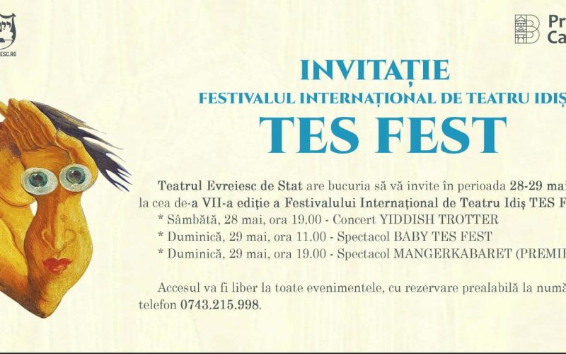 Festivalul Limbii şi Culturii Idiş - pe 30 şi 31 mai, la Bucureşti