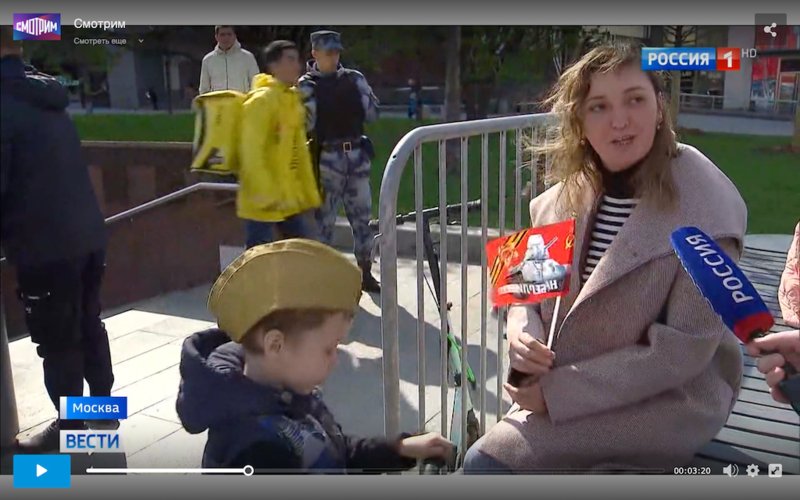 Televiziunile ruseşti se întrec în reportaje înflăcărate despre parada de 9 Mai, din Moscova: „Mi se face pielea de găină de la atâta mândrie pentru forţele noastre militare”