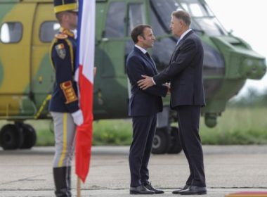 Emmanuel Macron s a întâlnit cu Klaus Iohannis