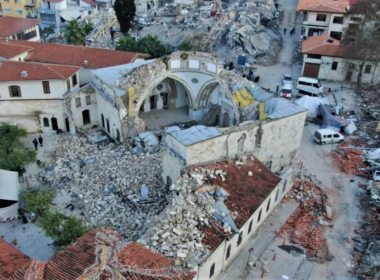 Cupola celei mai vechi moschei din Turcia s-a prăbuşit