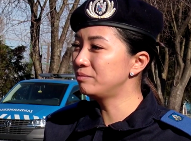 Prima chinezoaică din Jandarmeria Română