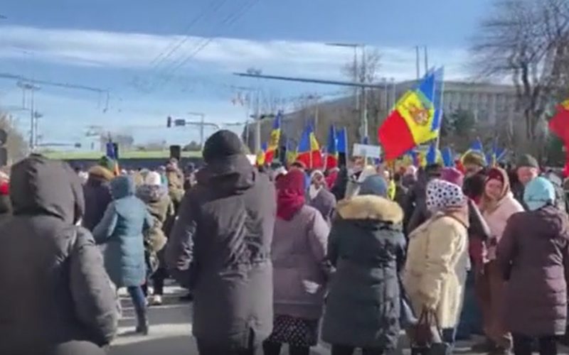 Protest în Chişinău