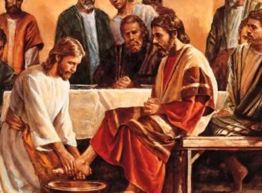 În Joia Mare, Iisus a spălat picioarele apostolilor săi