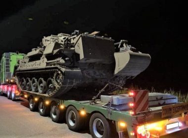 Şofer român, prins cu tancul în Germania