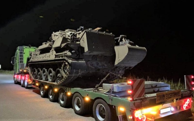 Şofer român, prins cu tancul în Germania